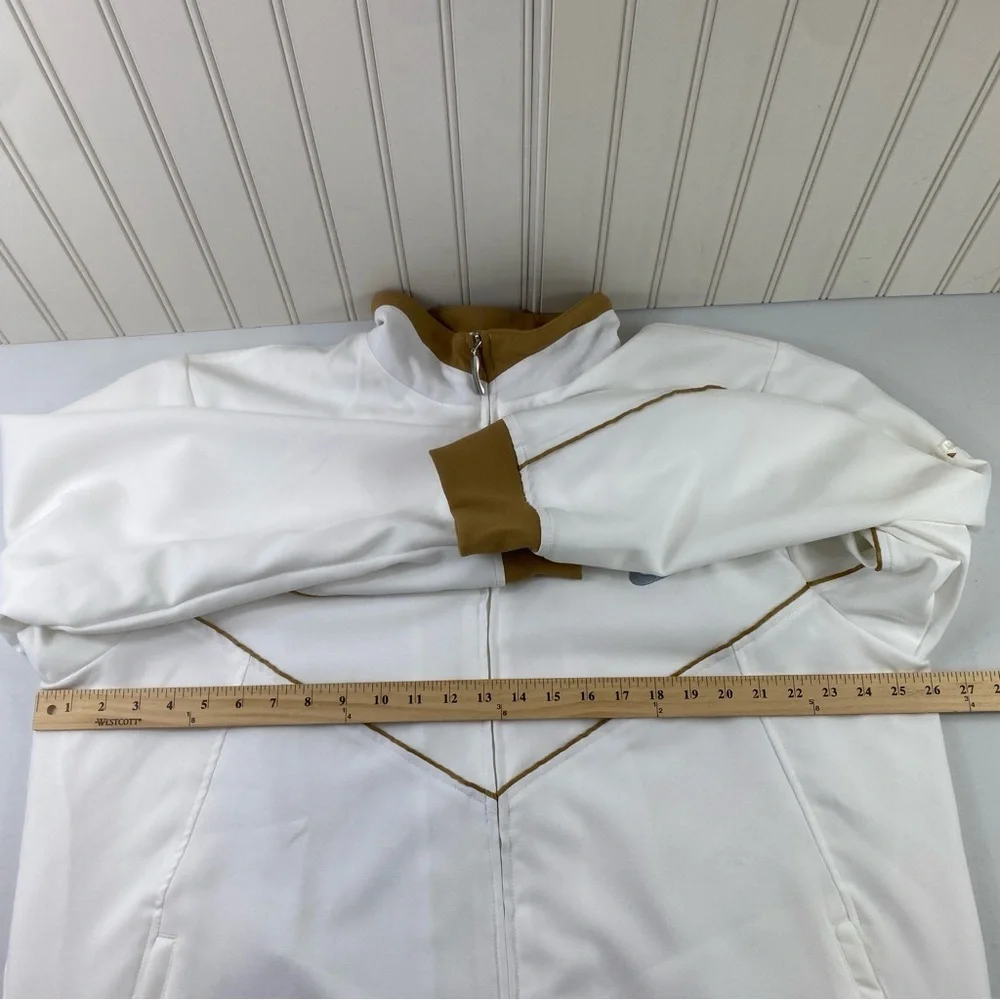 Vtg Y2K Nike‎ Mens Fit Dry Air Force Long Sleeve Full Zip Track Jacket Sz XL